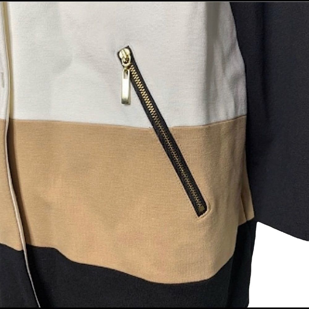 CHICO’S Striped Color Block Button Ponte Jacket🧥 - Picture 11 of 13